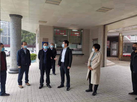 刘巧慧局长到民政服务机构检查疫情防控工作