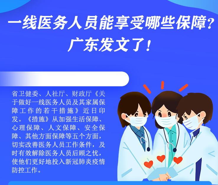 省政府办公厅：一图读懂关于做好一线医务人员及其家属保障工作若干措施